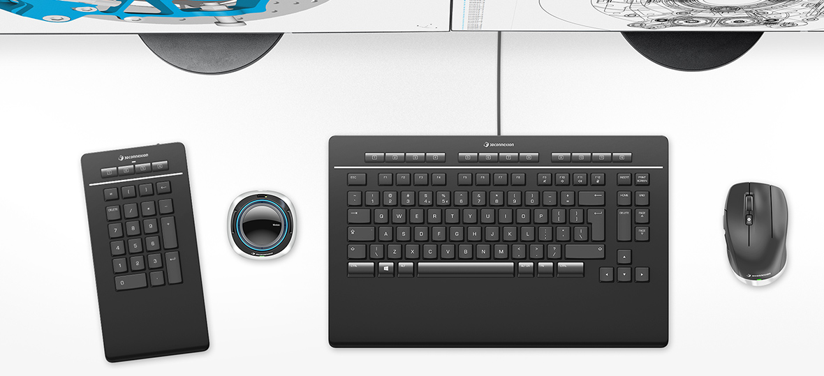 マウス・トラックボール 3Dconnexion CadMouse Compact Wireless 3Dconnexion CadMouse Compact Wireless - Souris PC - LDLC