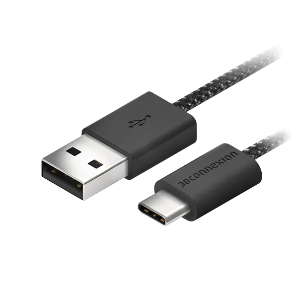 3Dconnexion Cable USB-A / USB-C (1.5m - braided)