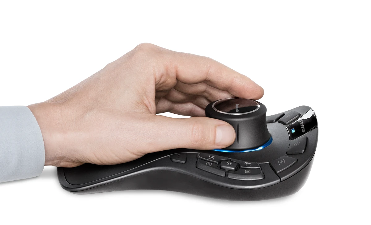SpaceMouse Pro Wireless: comfort at mobile CAD workplace