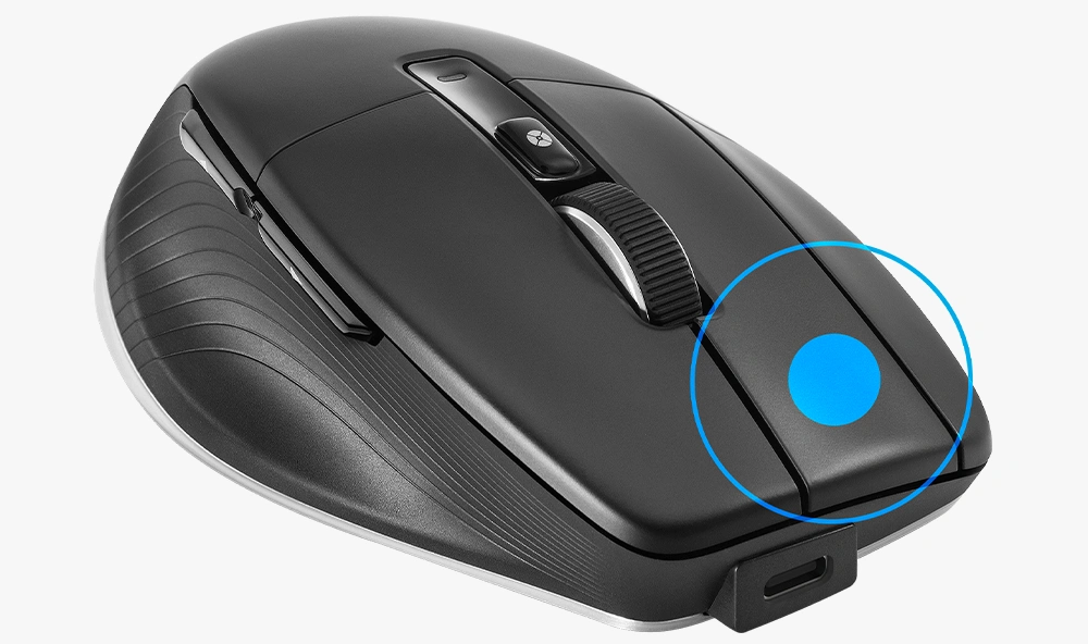 CadMouse Pro Wireless Left - for left-handed CAD users
