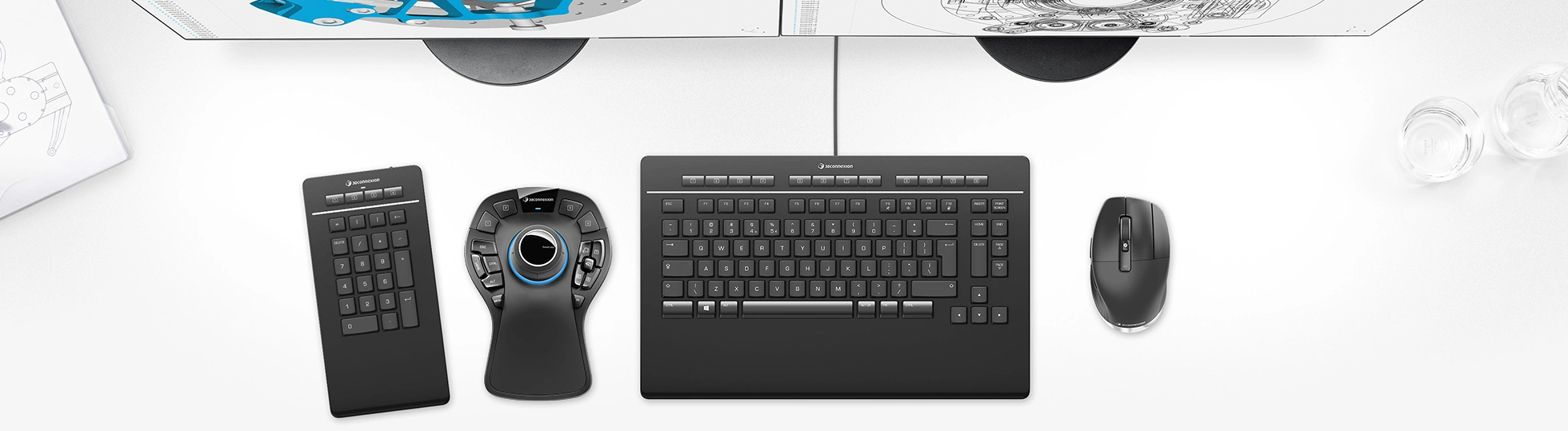 SpaceMouse Pro Wireless: comfort at mobile CAD workplace SpaceMouse Pro Wireless: comfort at mobile CAD workplace
