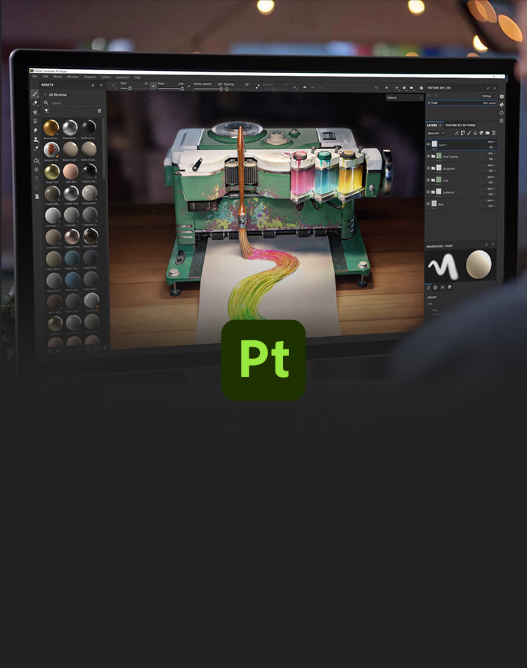 Homepage Slider Substance 3D Painter Mobile