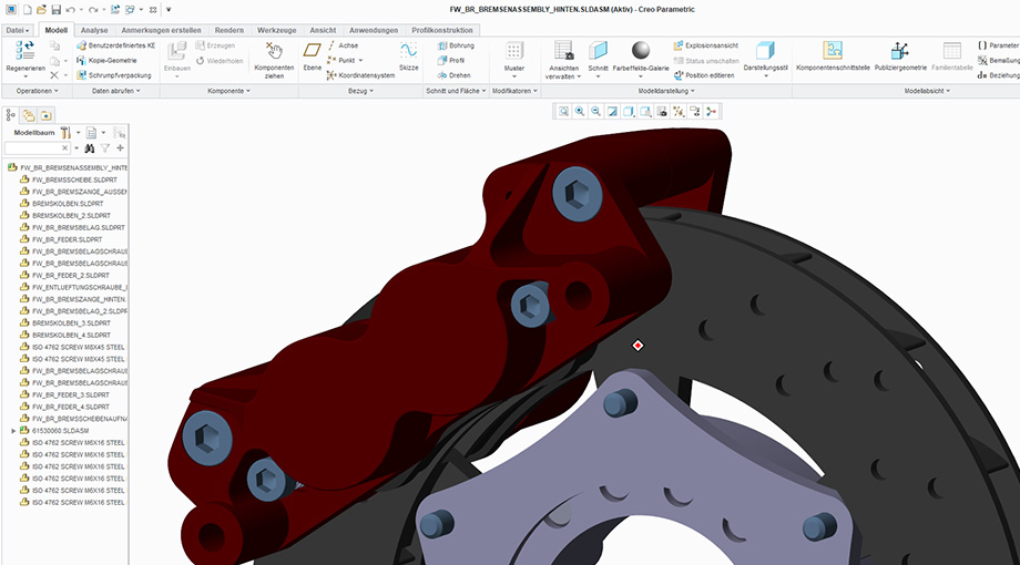 Simplified Navigation in Creo