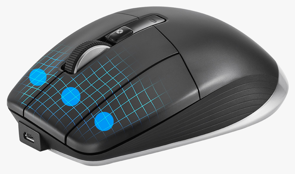 CadMouse Pro Wireless Left - for left-handed CAD users