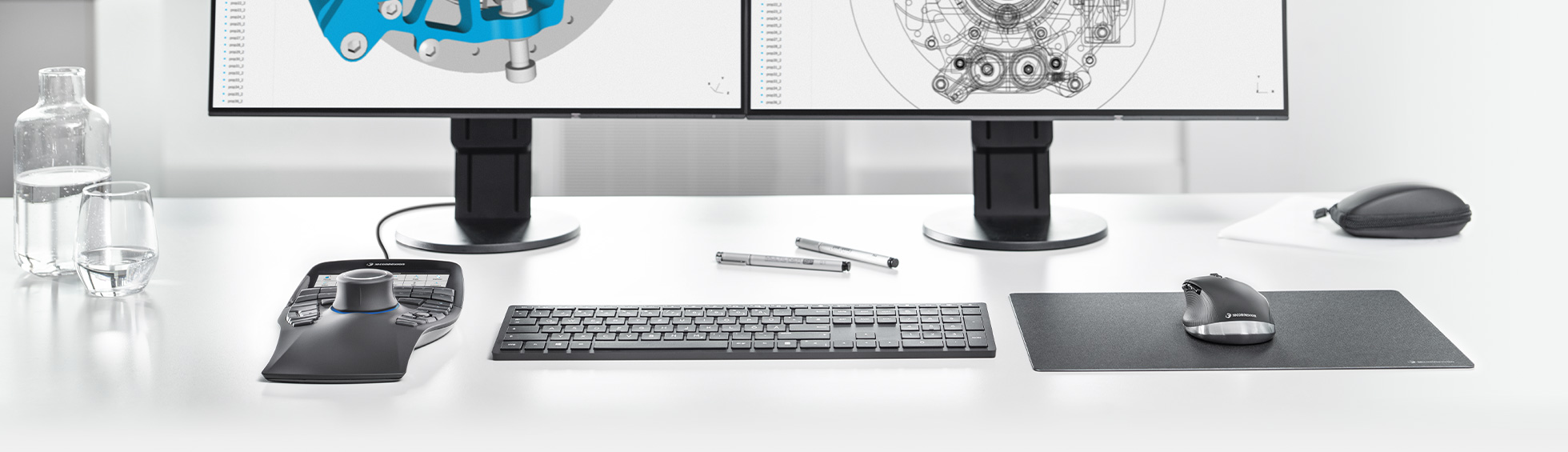 【使用僅少】3Dconnexion SpaceMouse Enterprise SpaceMouse Enterprise - Fast and Efficient 3D Modeling